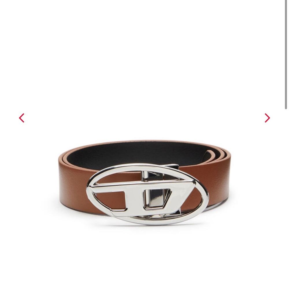 Diesel Brown Leather Belt